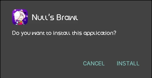 Nulls Brawl v61.249 29 Nulls Brawl-Installationsoption