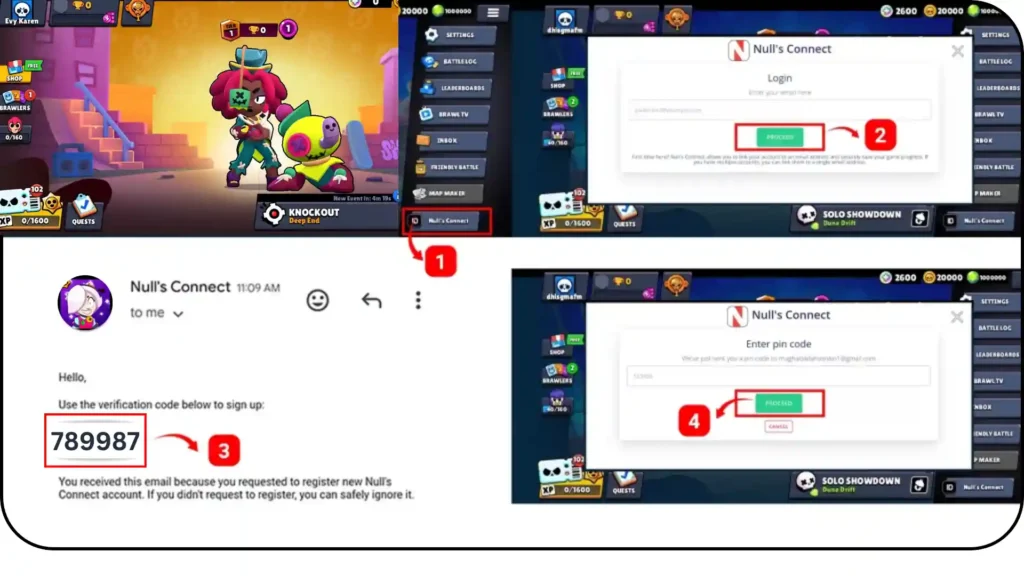 Nulls Brawl v61.249 34 Null's Connect Prozess