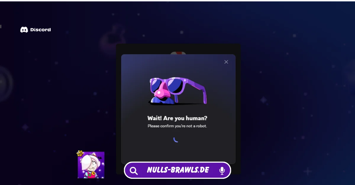 Nulls Brawl Discord Server einladen Link 2 CAPTCHA Roboter Überprüfung