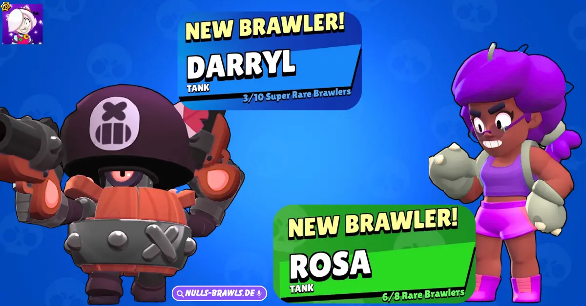 Nulls Brawl Alli Trunk v62.256 | Starr Park 5 Darryl und Rosa Tank Brawlers